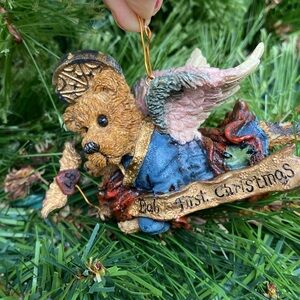 Boyds bears Collection ornament, Baby’s First Christmas
